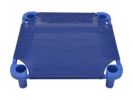 40x30 Pet Cot, Cobalt Blue Fabric, Blue Legs, Blue Frame, Unassembled