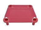 40x40 Pet Cot, Hibiscus Pink Fabric, Hibiscus Pink Legs, Pink Frame, Unassembled