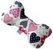 Plush Dog Bone Toy, "Valentine's Day Group"