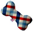 Pet and Dog Plush Heart or Bone Toy, "Independence Day Group"