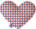 Pet and Dog Plush Heart or Bone Toy, "Independence Day Group"