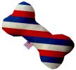 Pet and Dog Plush Heart or Bone Toy, "Independence Day Group"