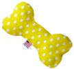 Pet and Dog Plush Heart or Bone Toy, "Polka Dots Group"