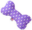 Pet and Dog Plush Heart or Bone Toy, "Polka Dots Group"