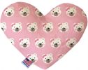 Pet and Dog Plush Heart or Bone Toy, "Valentine's Day Friends Group"