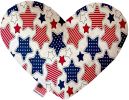 Pet and Dog Plush Heart or Bone Toy, "Independence Day Group"