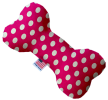 Pet and Dog Plush Heart or Bone Toy, "Swiss Dots Group"