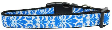 Pet Dog & Cat Nylon Collar, "Damask"