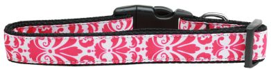 Pet Dog & Cat Nylon Collar, "Damask"