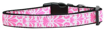 Pet Dog & Cat Nylon Collar, "Damask"