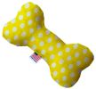 Pet and Dog Plush Heart or Bone Toy, "Swiss Dots Group"