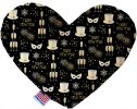 Pet and Dog Plush Heart or Bone Toy, "Happy New Year"