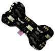 Pet and Dog Plush Heart or Bone Toy, "Happy New Year"