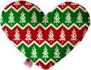 Pet and Dog Plush Heart or Bone Toy, "Christmas Patterns Group"