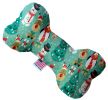 Pet and Dog Plush Heart or Bone Toy, "Santa Group"