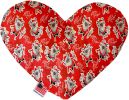 Pet and Dog Plush Heart or Bone Toy, "Santa Group"