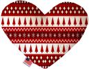 Pet and Dog Plush Heart or Bone Toy, "Classy Christmas Group"