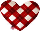 Pet and Dog Plush Heart or Bone Toy, "Christmas Patterns Group"