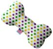 Pet and Dog Plush Heart or Bone Toy, "Mardi Gras Group"