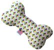 Pet and Dog Plush Heart or Bone Toy, "Mardi Gras Group"
