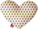 Pet and Dog Plush Heart or Bone Toy, "Mardi Gras Group"