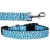 Pet Dog & Cat Nylon Collar or Leash, "Panda Love"