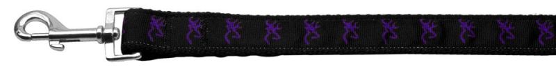 Pet Dog & Cat Nylon Collar or Leash, "Purple Deer"