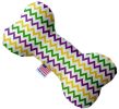 Pet and Dog Plush Heart or Bone Toy, "Mardi Gras Group"