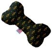 Pet and Dog Plush Heart or Bone Toy, "Mardi Gras Group"