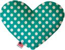 Pet and Dog Plush Heart or Bone Toy, "Swiss Dots Group"