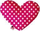 Pet and Dog Plush Heart or Bone Toy, "Swiss Dots Group"