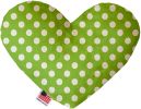 Pet and Dog Plush Heart or Bone Toy, "Swiss Dots Group"