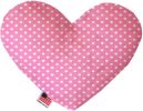 Pet and Dog Plush Heart or Bone Toy, "Polka Dots Group"