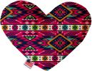 Pet and Dog Plush Heart or Bone Toy, "Southwestern Group"