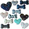Pet and Dog Plush Heart or Bone Toy, "Winter Wonderland Group"