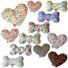 Pet and Dog Plush Heart or Bone Toy, "Easter Group"