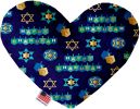 Pet and Dog Plush Heart or Bone Toy, "Hanukkah Group"
