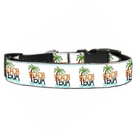 Pet Dog & Cat Nylon Collar or Leash, "Beach Bum" (size: Cat Collar)