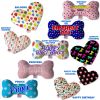 Dog Plush Heart or Bone Toy, "Birthday Group"