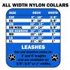 Pet Dog and Cat Nylon Collar or Leash, "Cakes & Wishes"