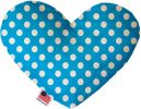 Pet and Dog Plush Heart or Bone Toy, "Swiss Dots Group"