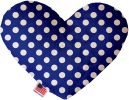Pet and Dog Plush Heart or Bone Toy, "Swiss Dots Group"