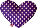 Pet and Dog Plush Heart or Bone Toy, "Swiss Dots Group"