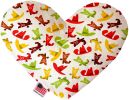 Pet and Dog Plush Heart or Bone Toy, "Fiesta Group"