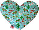 Pet and Dog Plush Heart or Bone Toy, "Fiesta Group"