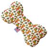 Christmas Pet and Dog Plush Heart or Bone Toy,  "Holiday Friends Group"