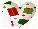 Christmas Pet and Dog Plush Heart or Bone Toy, "Classy Christmas Group"