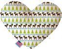 Christmas Pet and Dog Plush Heart or Bone Toy, "Classy Christmas Group"