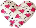 Valentine's Day Pet & Dog Plush Heart or Bone Toy, "Sweetheart Group"