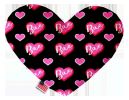 Valentine's Day Pet & Dog Plush Heart or Bone Toy, "Sweetheart Group"